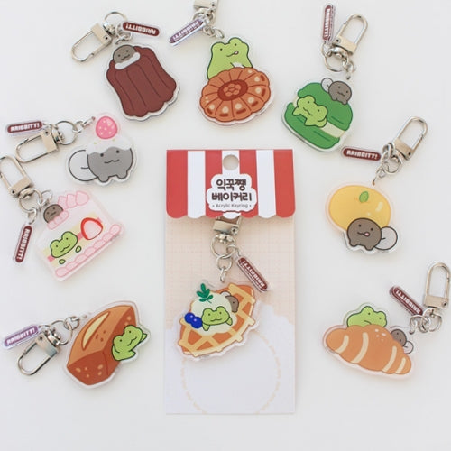 IKMYEONG-YI Froggy Bakery Keychains