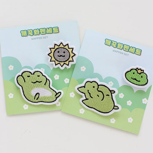 IKMYEONG-YI Froggy Clothing Patches